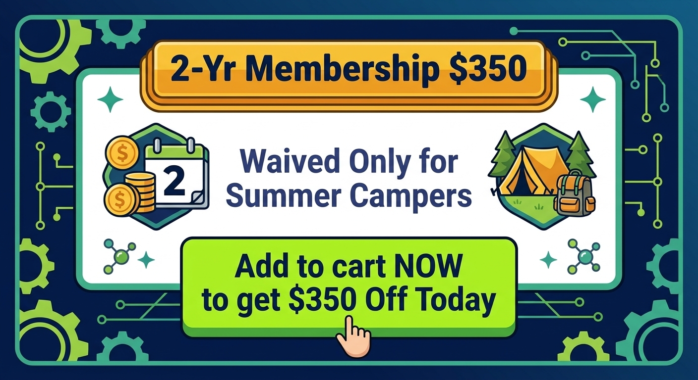 2-Yr Memebership - Summer Campers